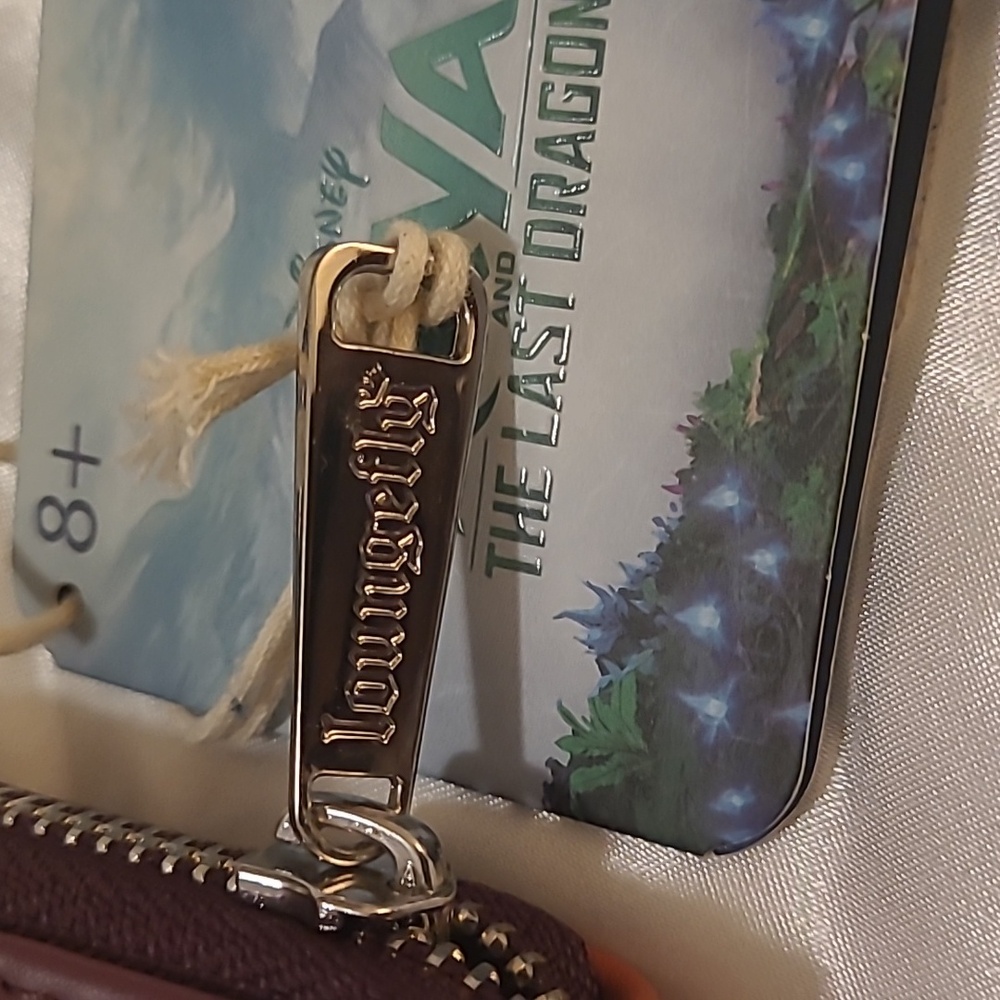 Loungefly Brown and Tan Zipper Wallet With Silver Hardware - Picture 4 of 11